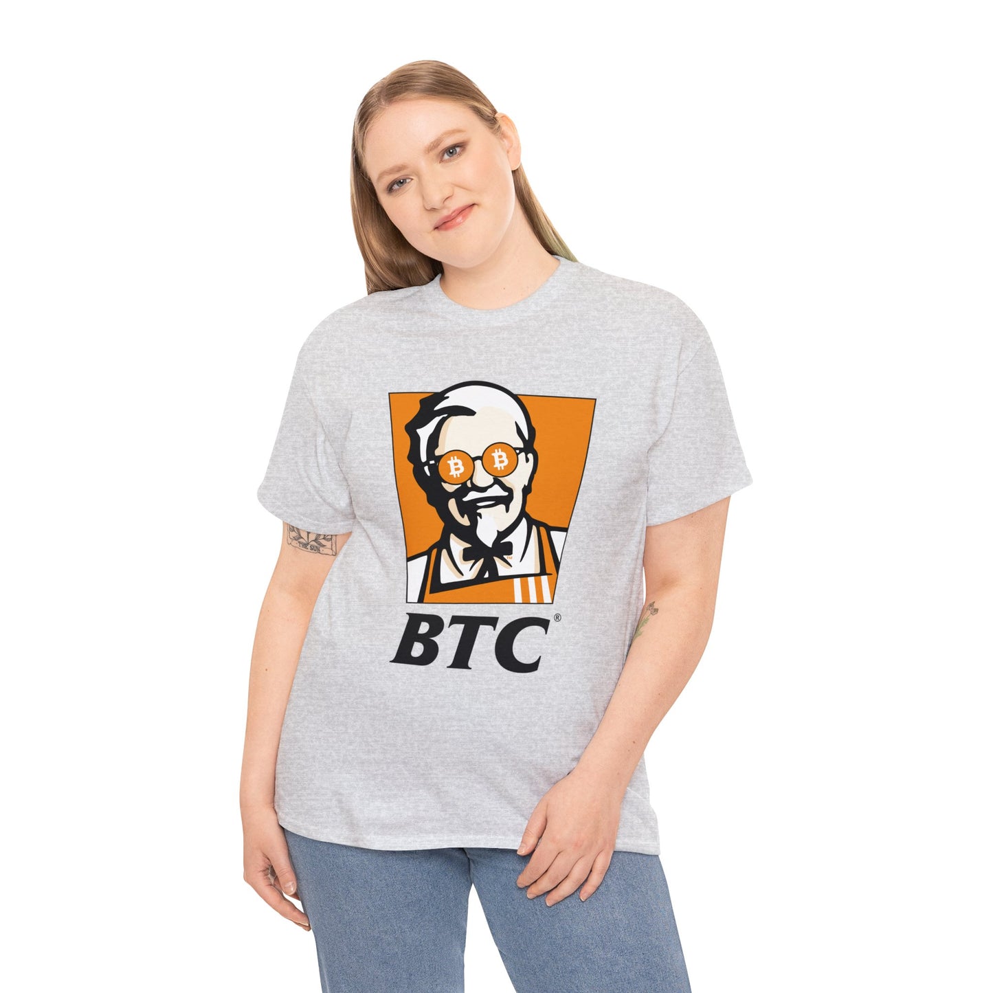 Unisex Heavy Colonel Bitcoin T-shirt