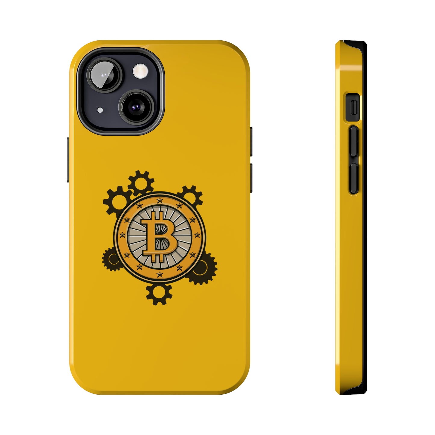 Tough Bitcoin Wheel Phone Cases