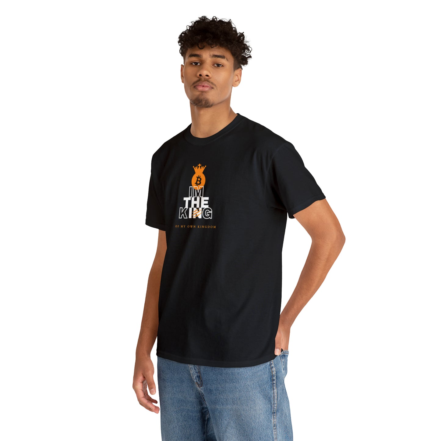 Unisex Bitcoin King of Kingdom Short Sleeve T-shirt