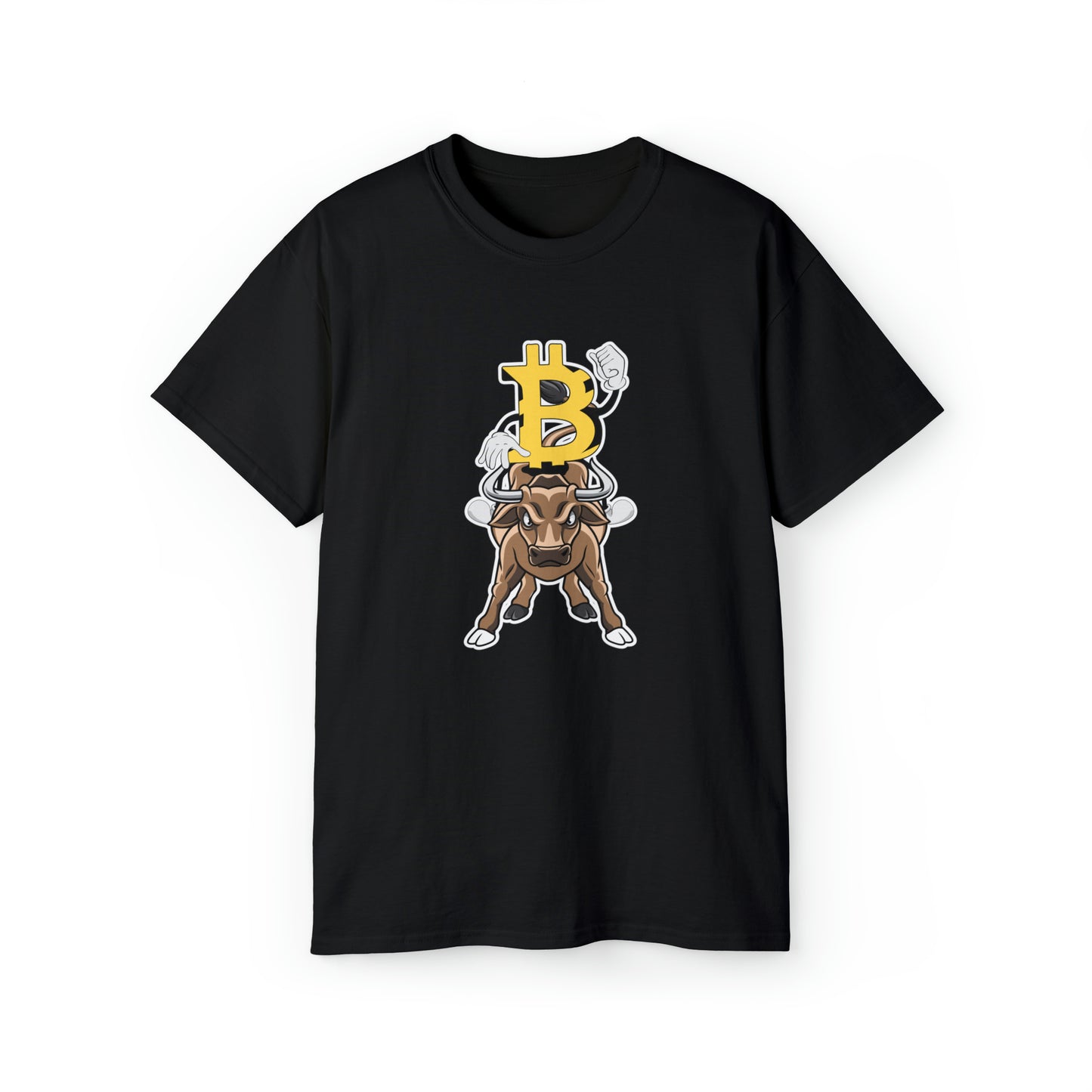 Unisex Ultra Cotton Bitcoin Bull T-shirt