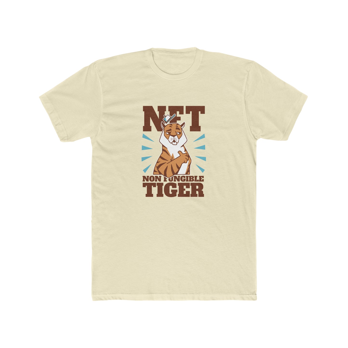 Men's Cotton Crew Non Fungible Tiger T-shirt