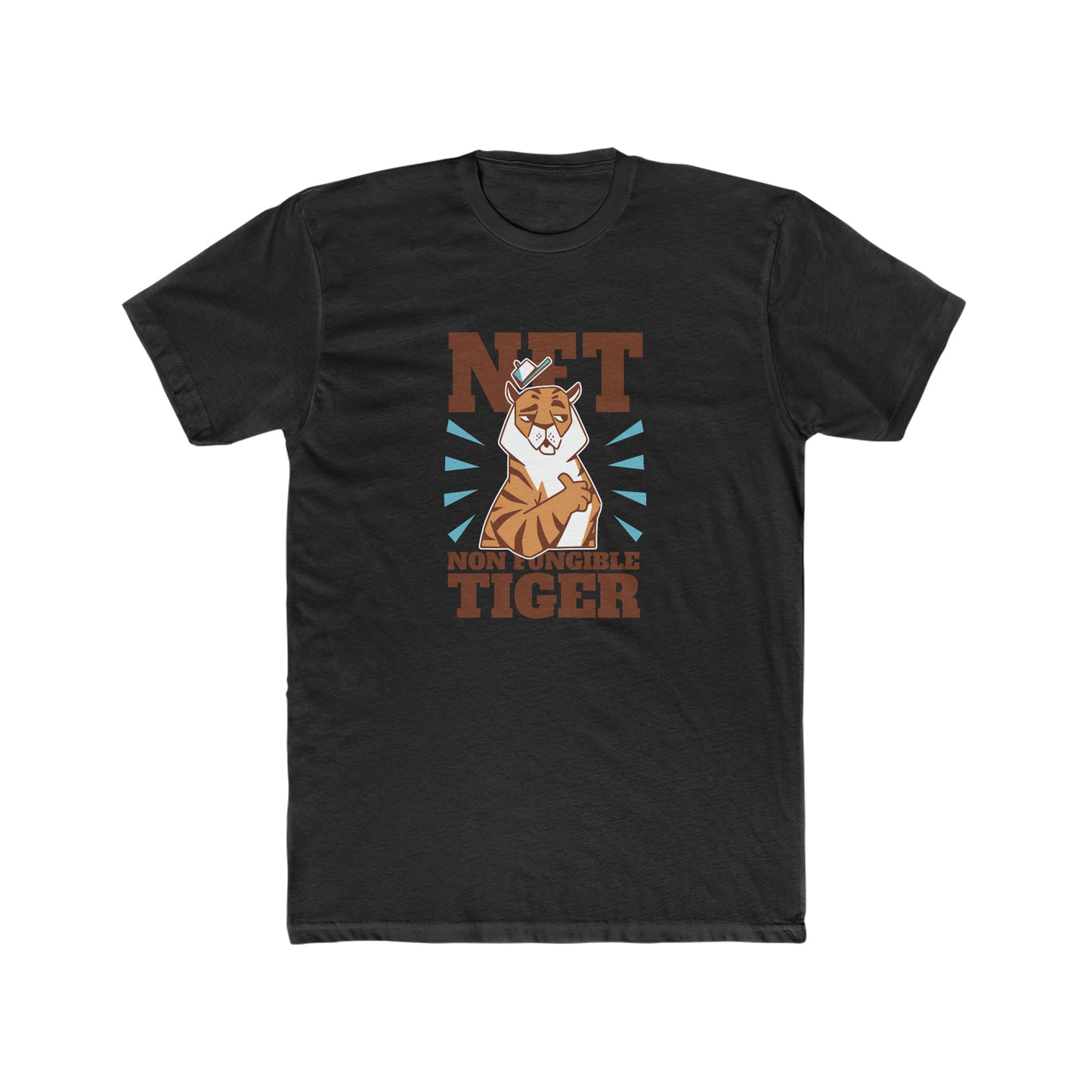 Men's Cotton Crew Non Fungible Tiger T-shirt