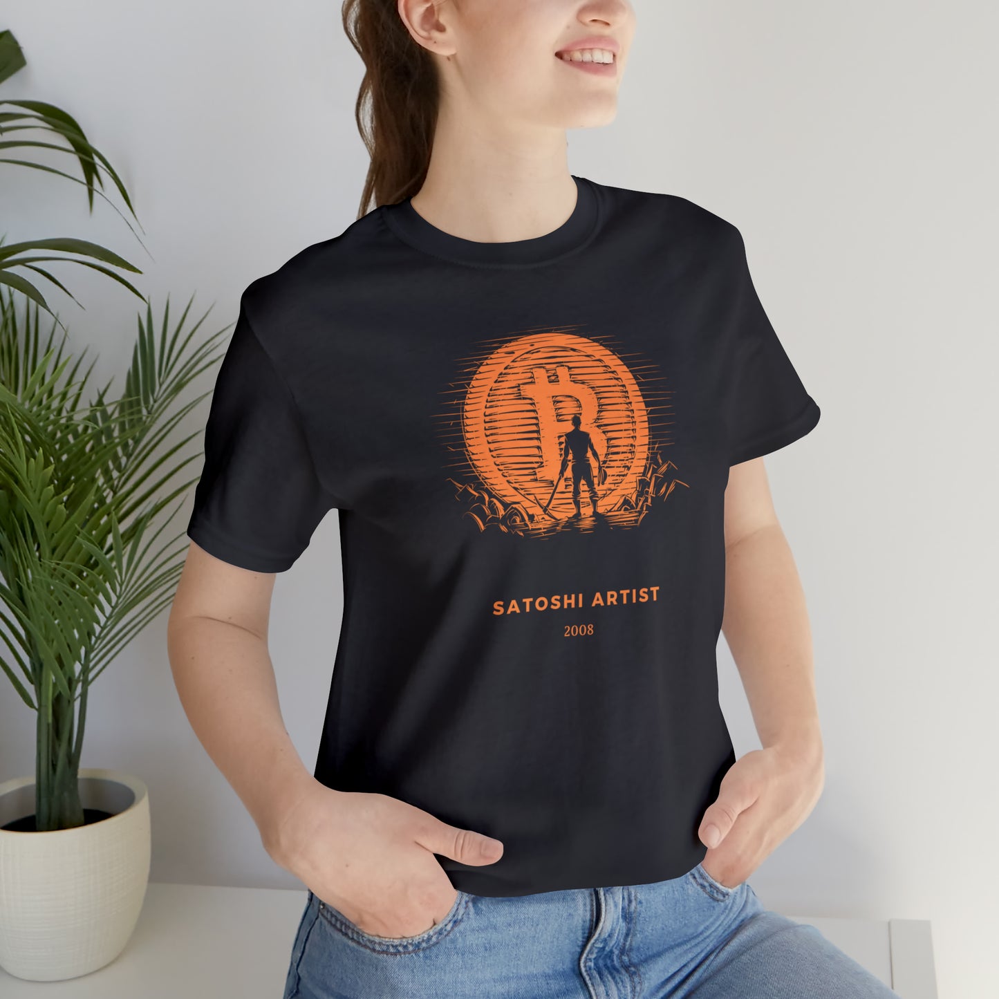 Unisex Jersey Short Sleeve Bitcoin Warrior T-shirt