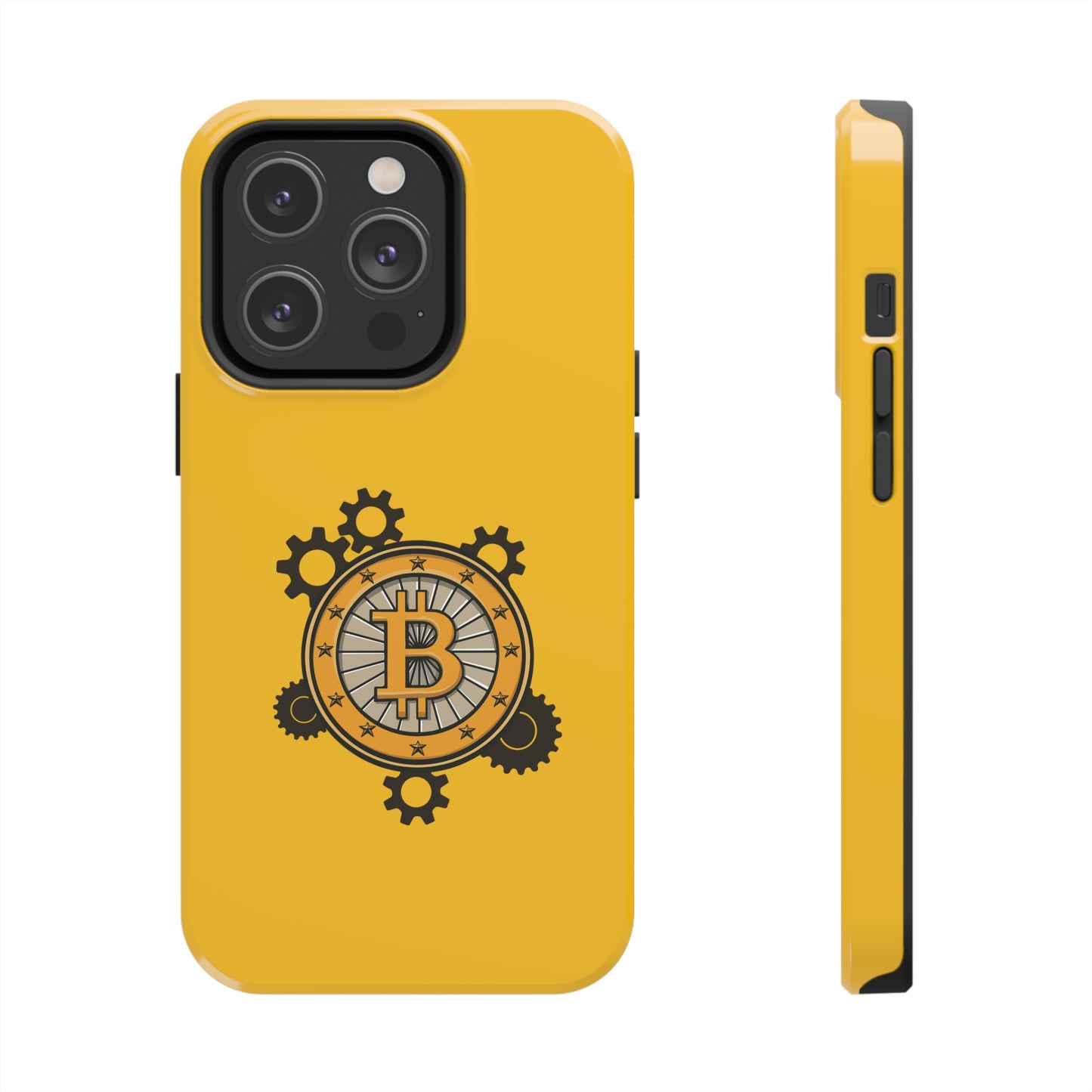 Tough Bitcoin Wheel Phone Cases