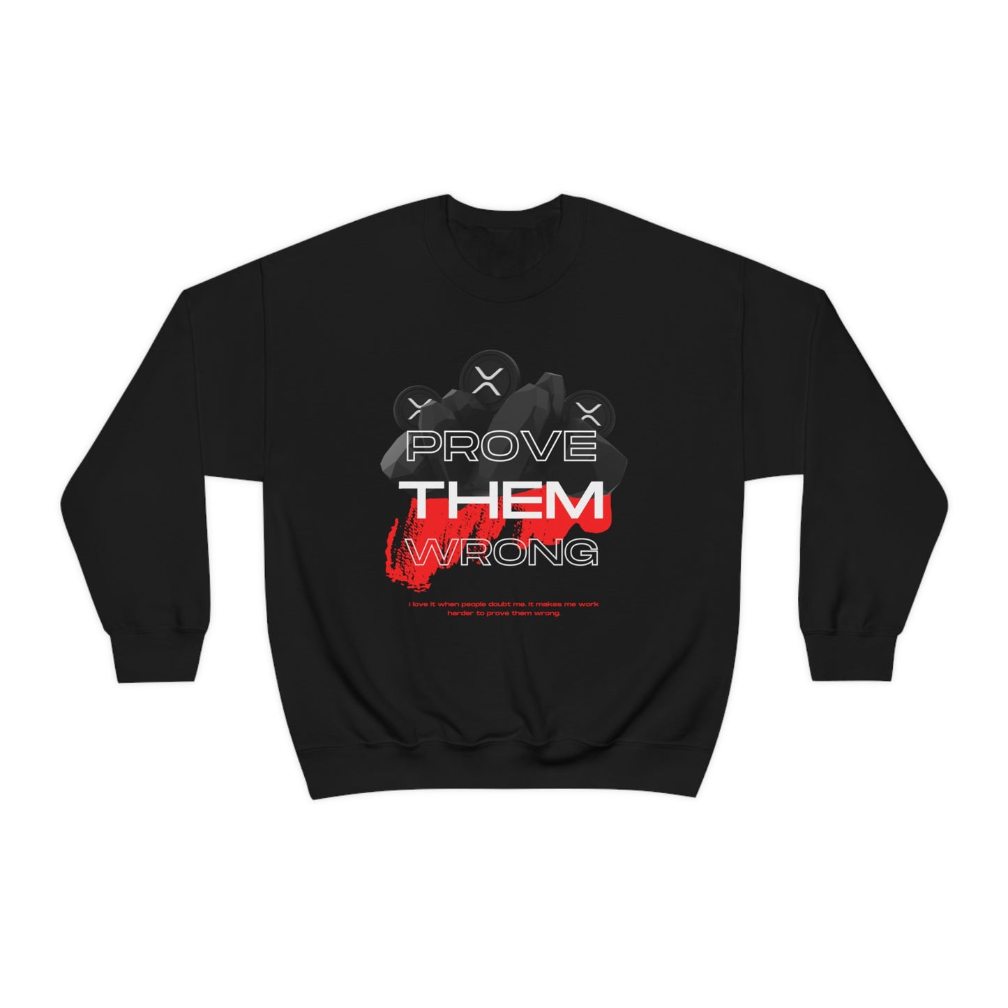 Unisex Heavy Blend™ Crewneck XRP Prove Them Wrong Sweatshirt
