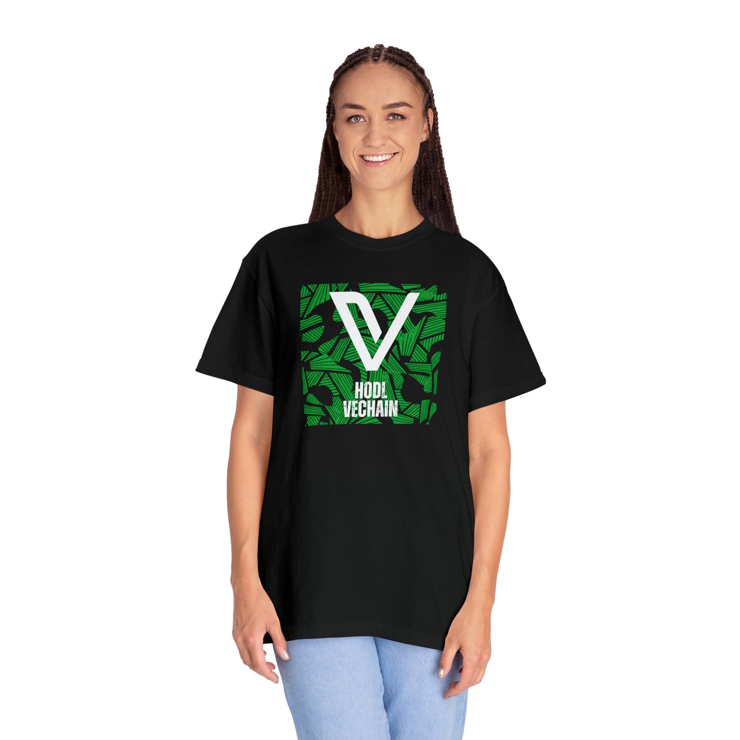 Unisex Garment-Dyed Vechain HODL T-shirt